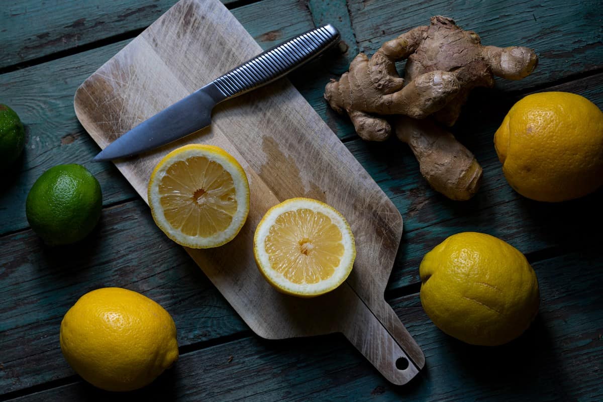 Ginger Lemon Tea for Colds and Fever
